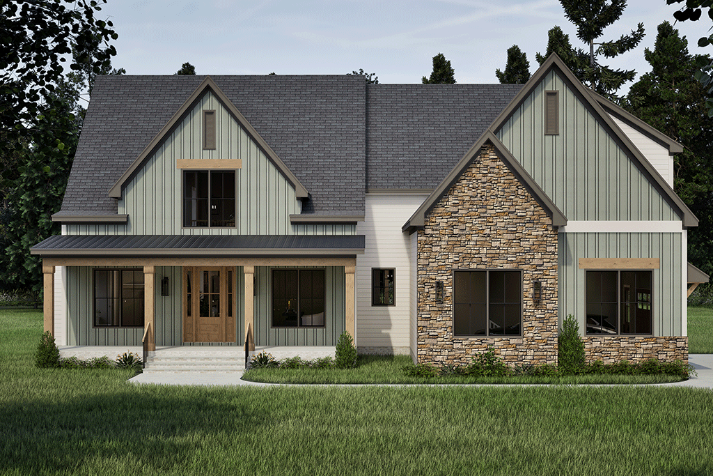 Chestnut floorplan elevation — Hornet Homes