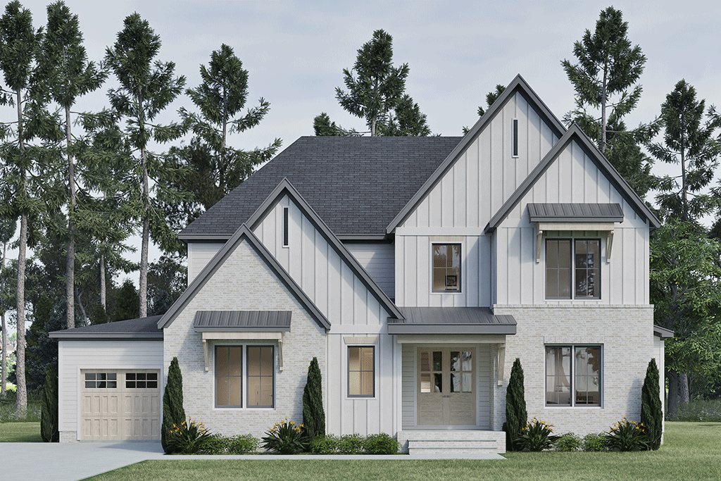 Oakridge floorplan elevation — Hornet Homes